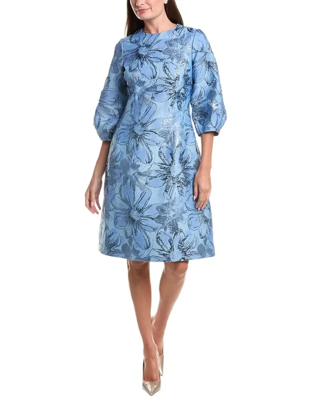Jacquard Sheath Dress