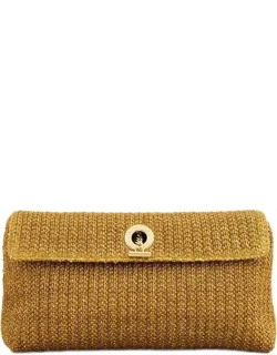 Anchor Clutch Raffia Bag