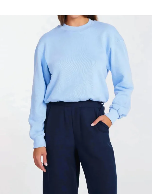 Bubble Hem Sweatshirt