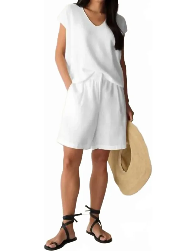 Organic Linen Shorts