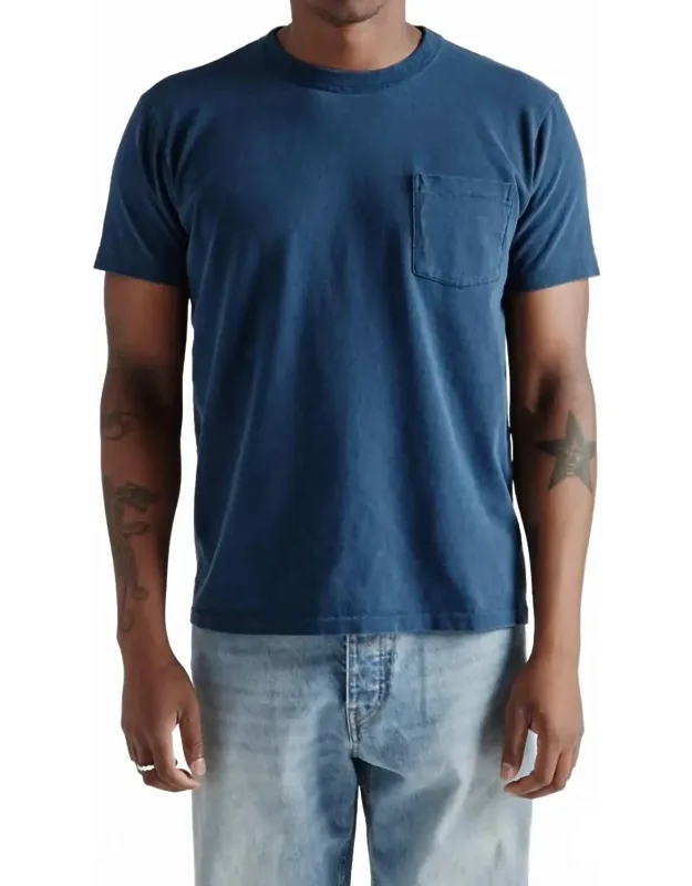 Pigment Dyed Crew Pocket Tee