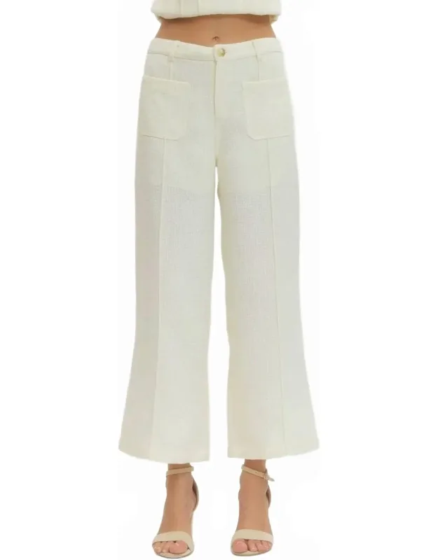 Patched Pocket Pants