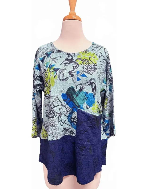 Graffiti Twist Tunic