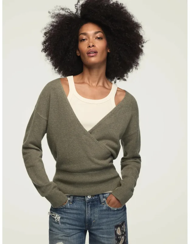 Cloud Soft Surplice Sweater
