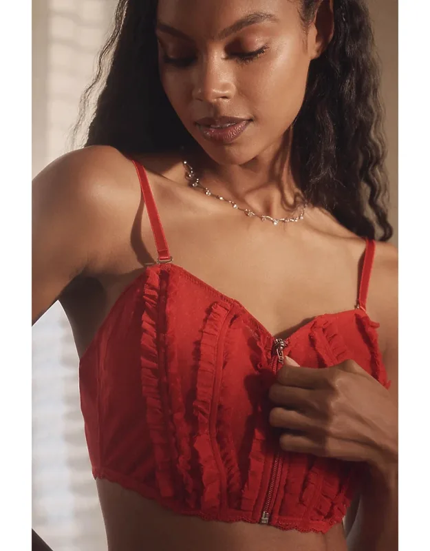 Mesh Corset Bra