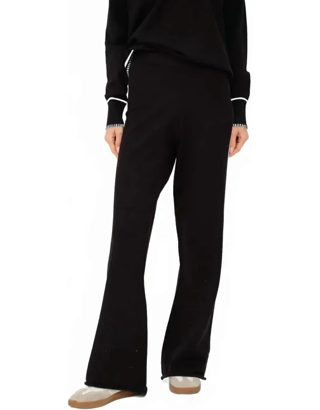 Stitched Wide Leg Pants