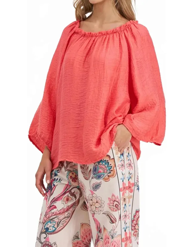 Woven Tunic Top