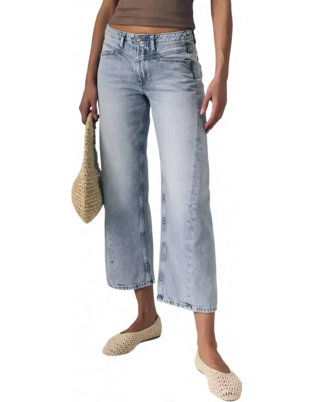 Selena Crop Mid Rise Jeans