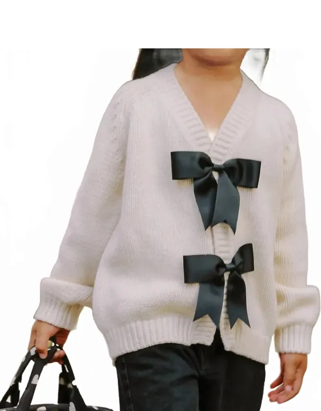Bow Cardigan