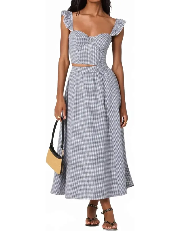Gingham Skirt