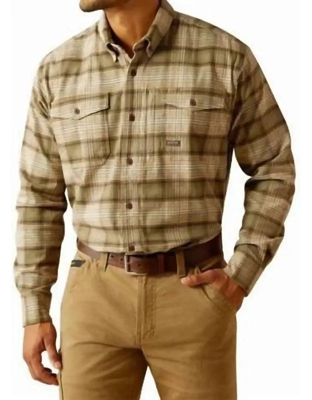 Rebar Flannel Durastretch Work Shirt