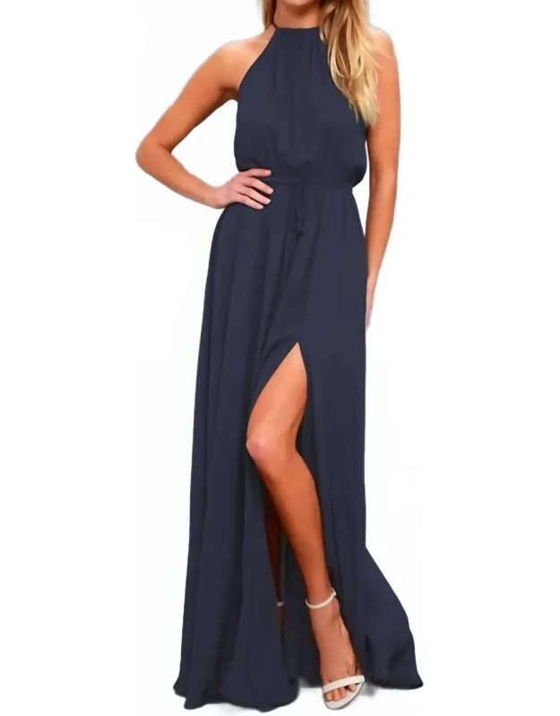 Essence Of Style Halter Maxi Dress