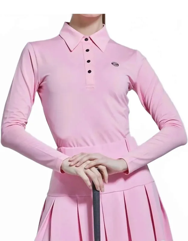 Logo Polo Collar T-shirt
