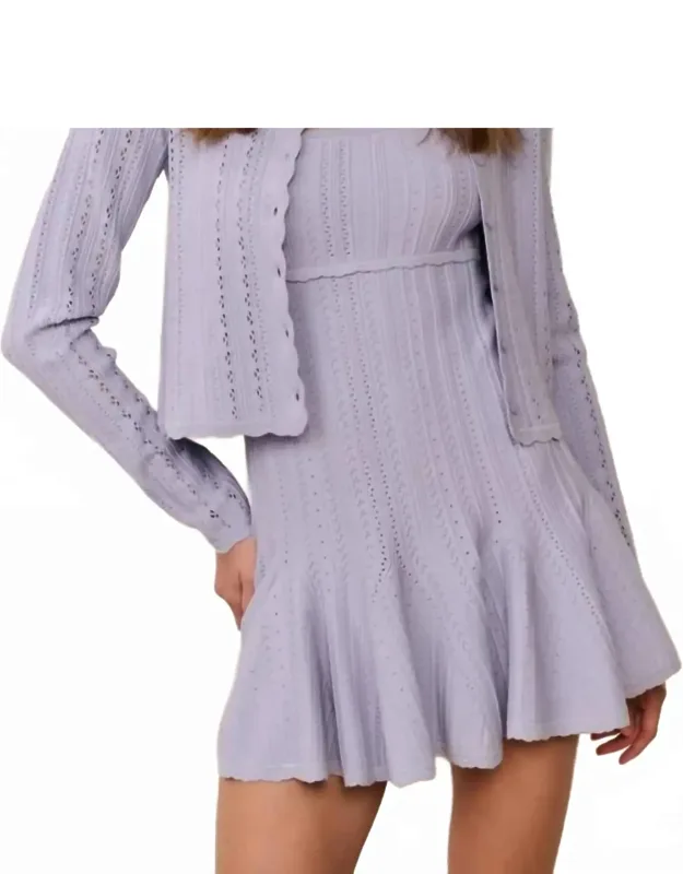 Peridot Stretch Pointelle Cardigan