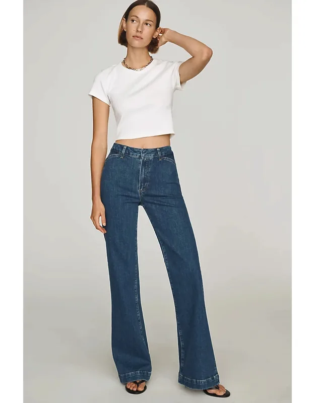 Leenah Mid-rise Flare Jeans