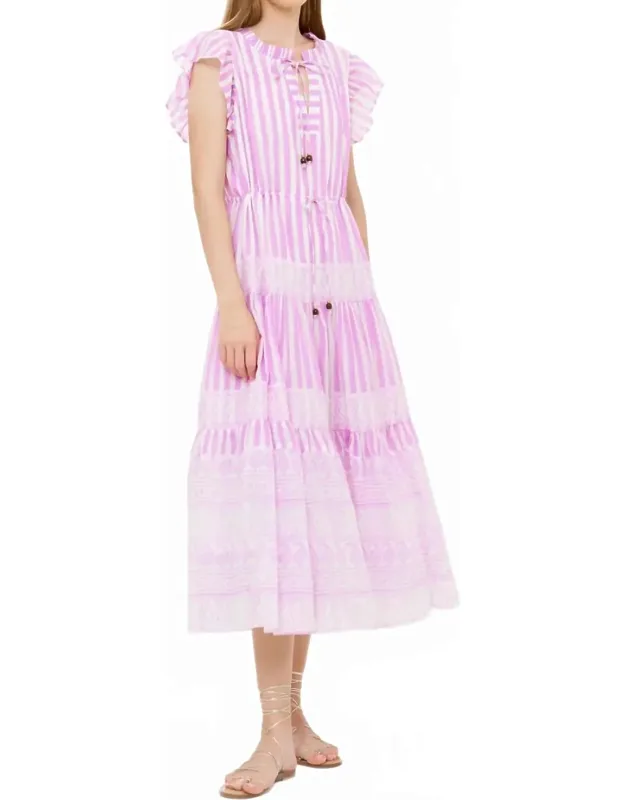 Cinched Flirty Midi Dress