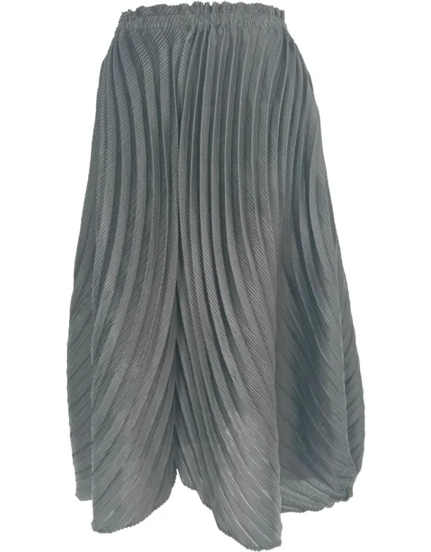 Pleated Midi Skirt