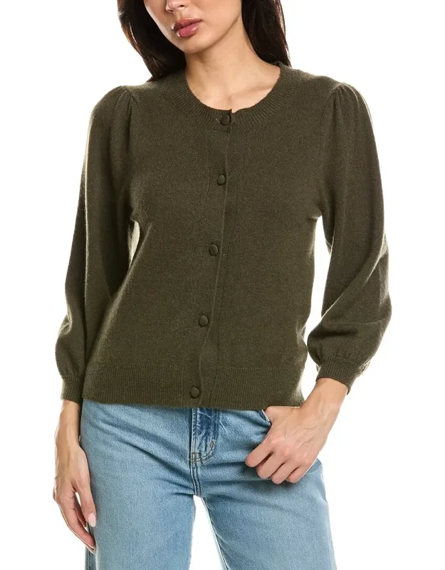 Poppy Puff Sleeve Cardigan