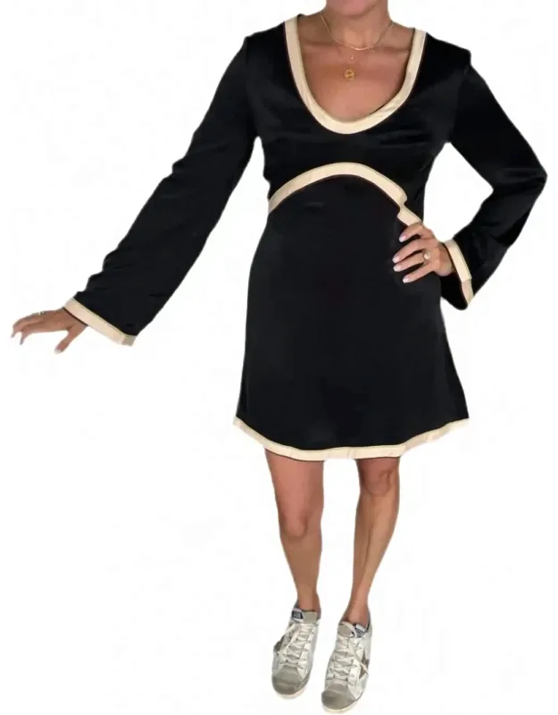 Bell Sleeve Mini Dress
