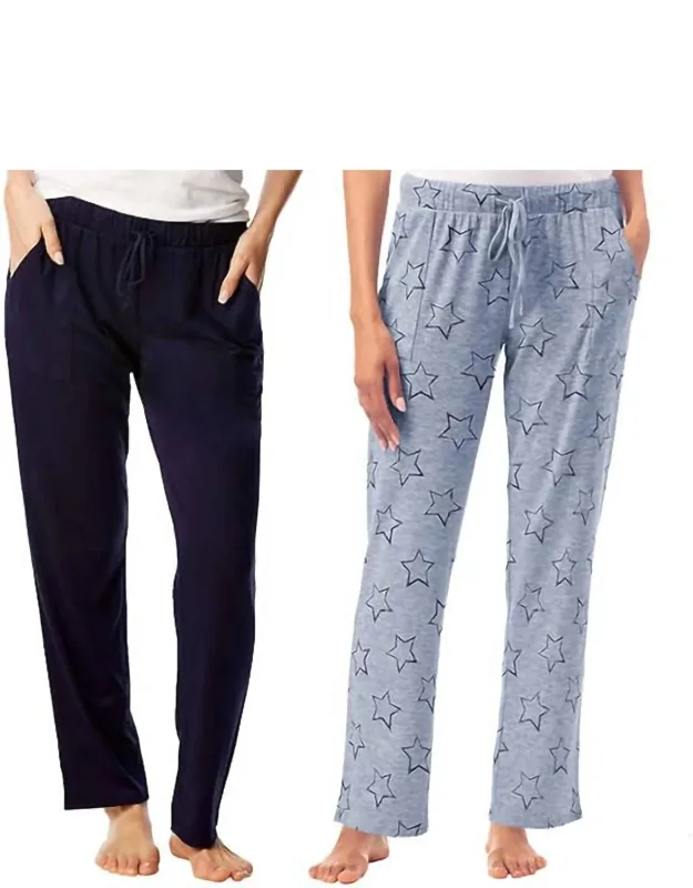 Front Pocket Lounge Pants - 2-pack