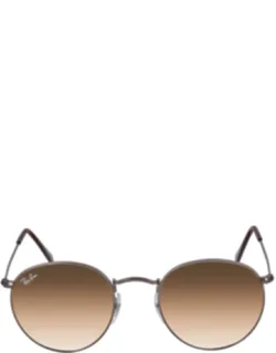 Round Flat Lenses Gradient Round Sunglasses