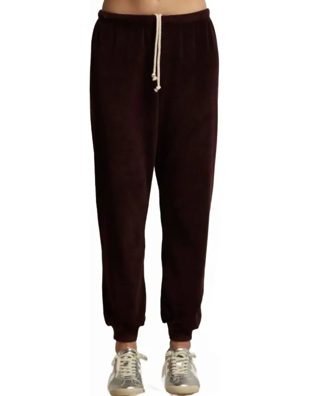 Bailey Velour Joggers