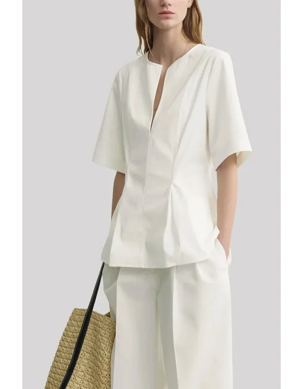 Tailored Cotton Top