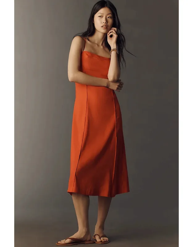Colorblock Midi Dress