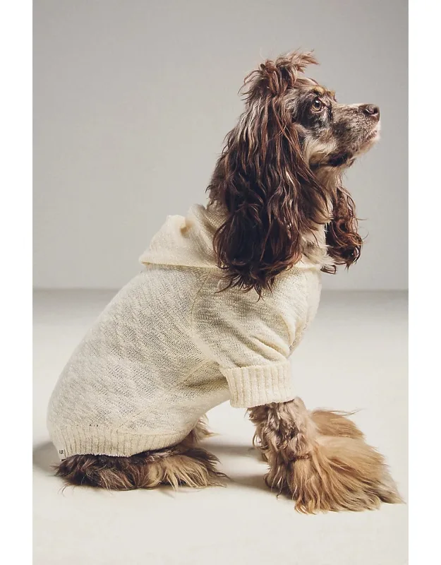 Slub Knit Pet Hoodie