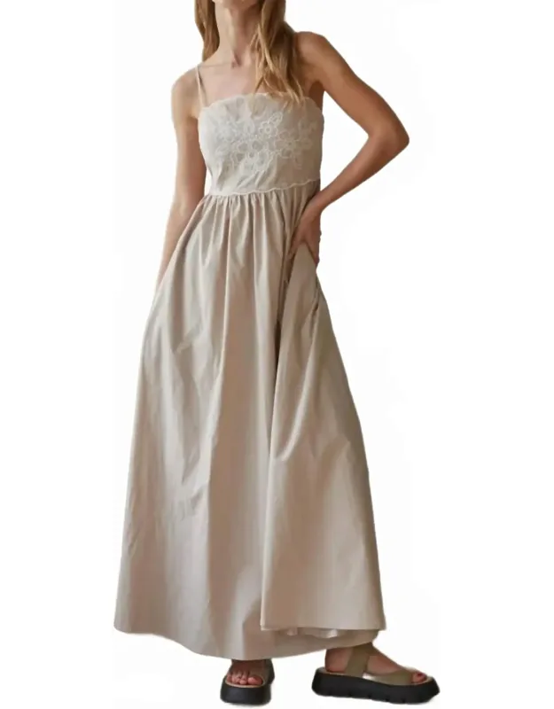 Eloise Embroidered Maxi Dress