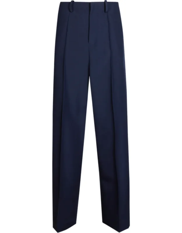 High-waisted Straight-leg Pants
