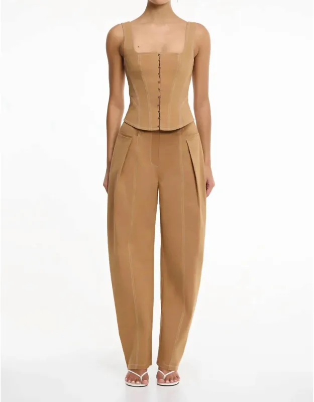 Relaxed Straight Tapered Pants