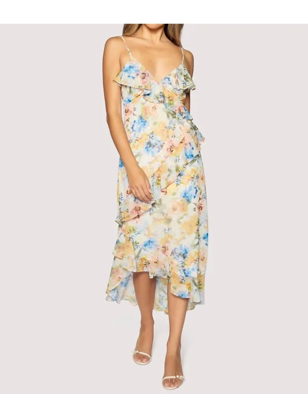 Garden Afterglow Maxi Dress
