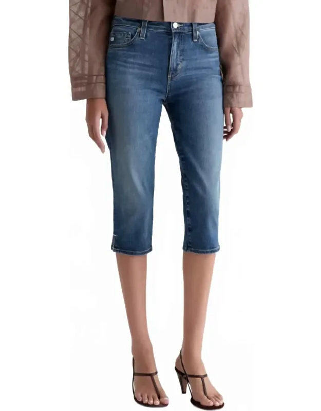 Maisie Mid Rise Capri Jeans