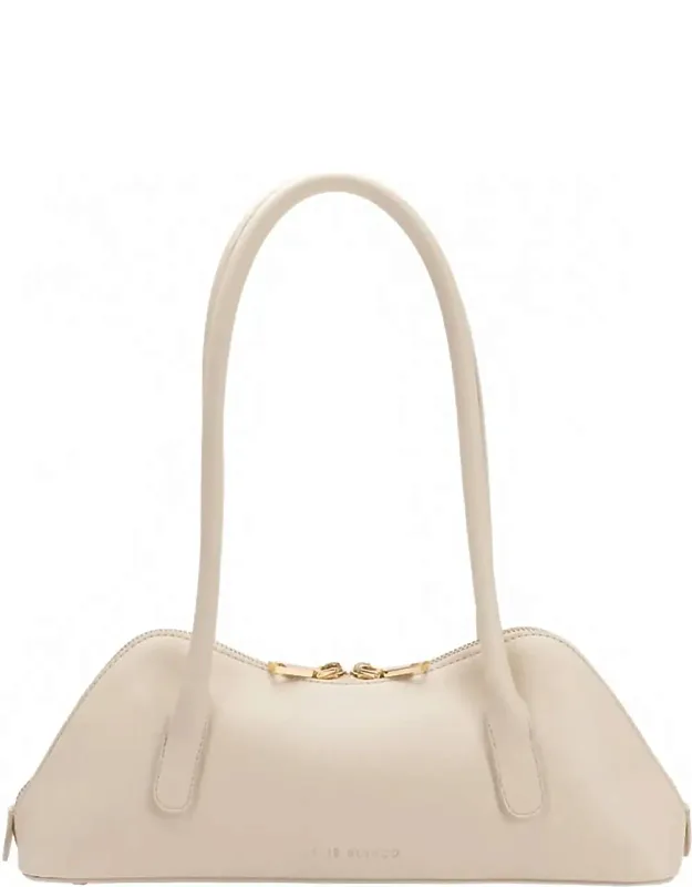 Recycled Vegan Leather Shoulder Bag