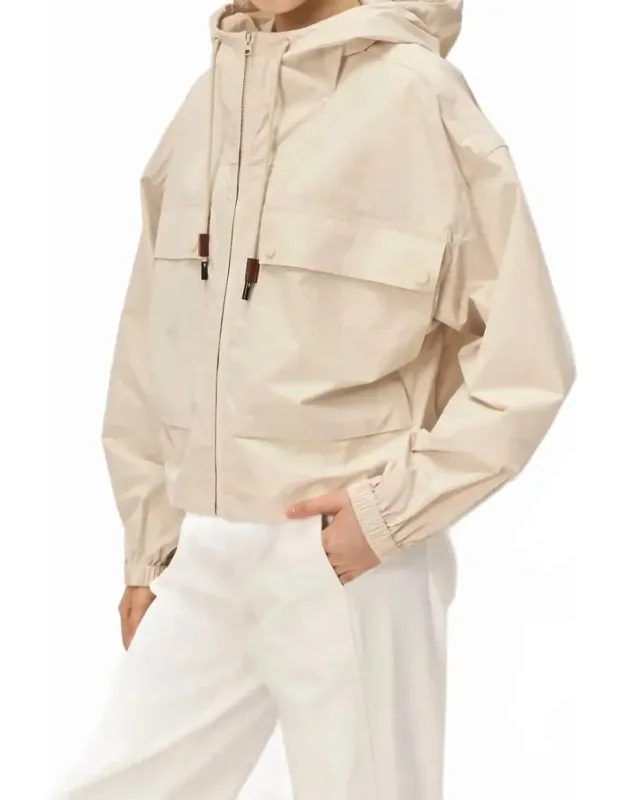 Lira Long Sleeve Hooded Jacket