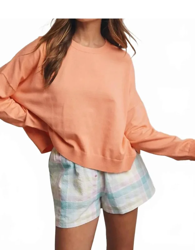 Basic Drop Long Sleeve Sweater
