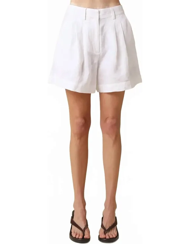 Linen Trouser Shorts