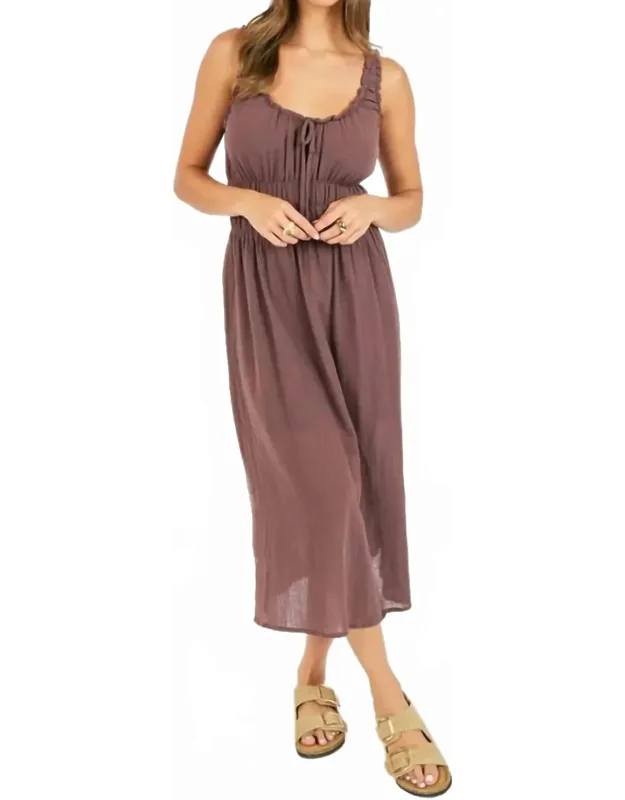 Gauze Midi Dress