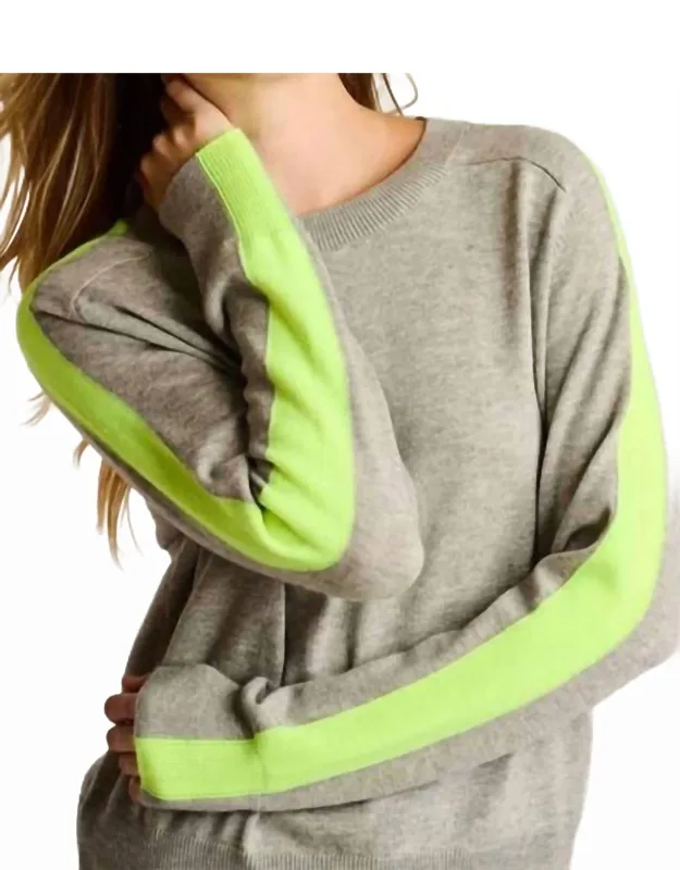 Stripefull Crewneck Pullover