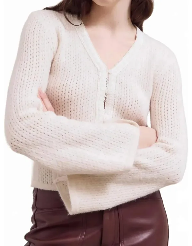 Lace Trim Detailed Cardigan