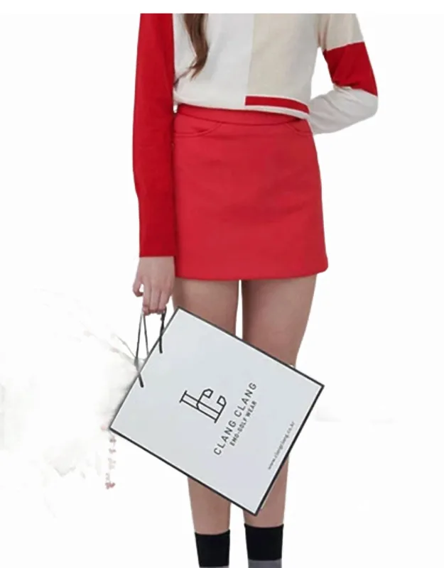 Classic Simple A-line Heat-up Skirt