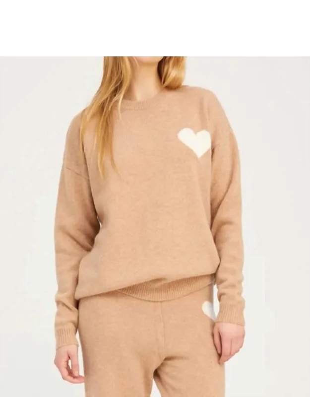 Heart Logo Cashmere Sweater