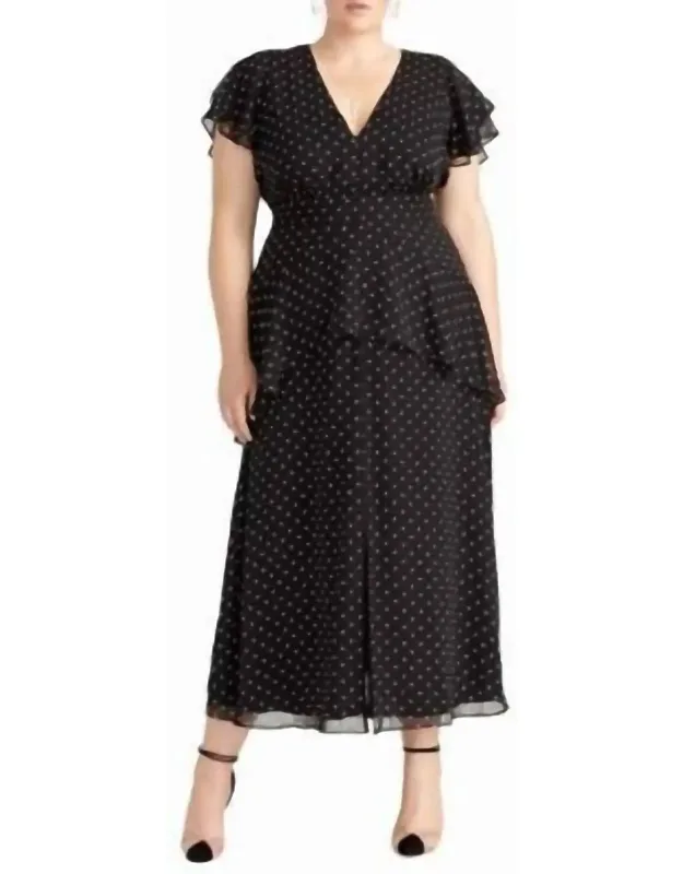 Polka Dot Print Dress