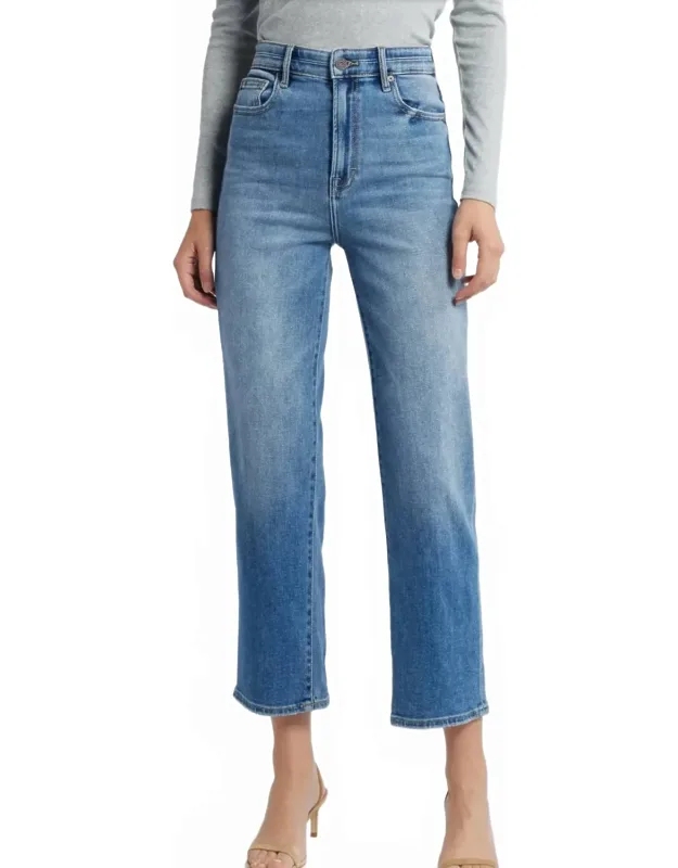 High Rise Straight Jeans