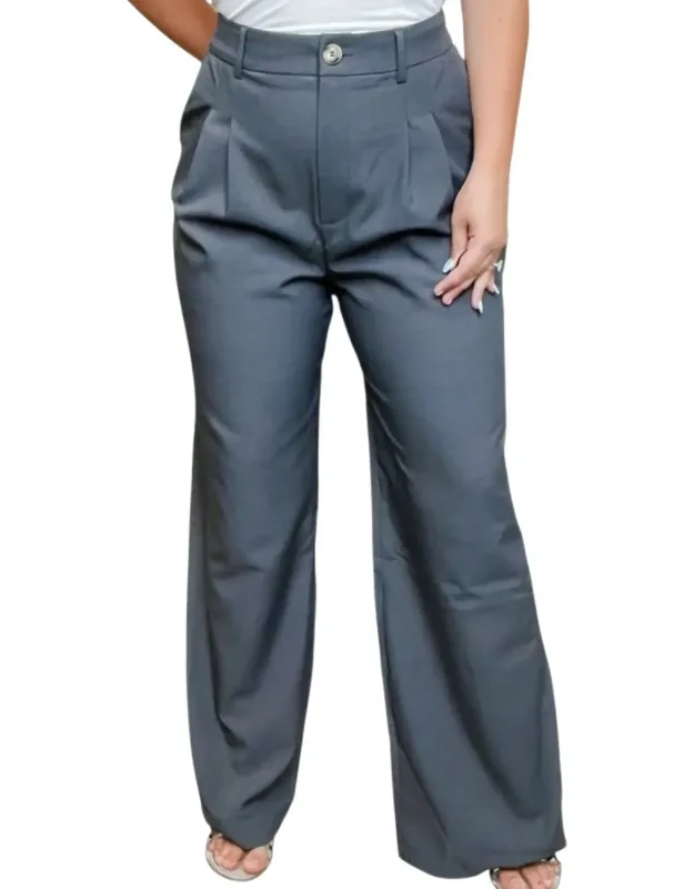 High-rise Pleated Pants