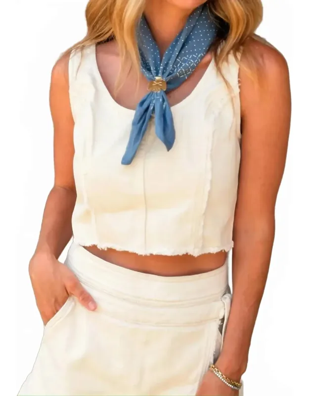 Frayed Crop Top