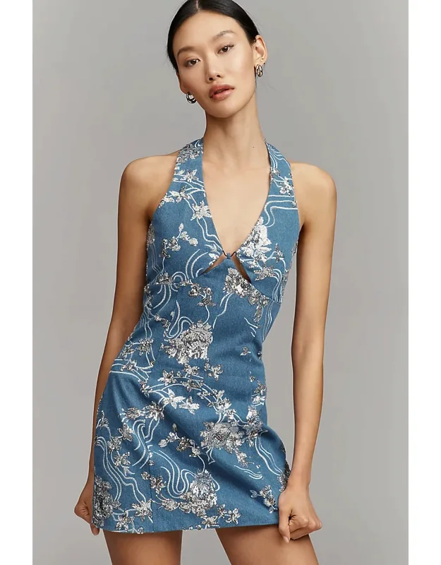 Halter Mini Dress
