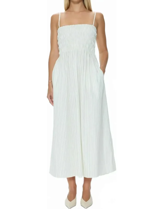 Shirred Bodice Dress