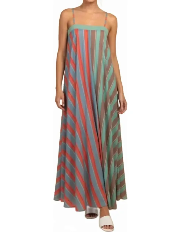 Striped Maxi Summer Dress